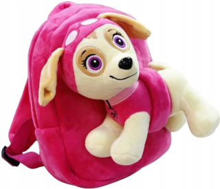 Batoh PAW PATROL PLUSH - odnímateľný maskot